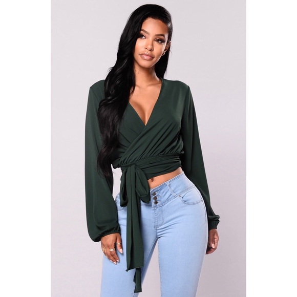 Fashion Nova Tops - Fashion Nova Little White Lies Top